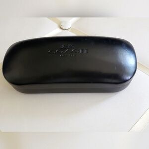 Coach Vintage Authentic Black Hard  Clamshell Eyeglasses / Sunglasses Case EUC